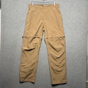 L.L.Bean Convertible Hiking Cargo Pants ZipOff  Outdoor Camping Beige M Reg32X29